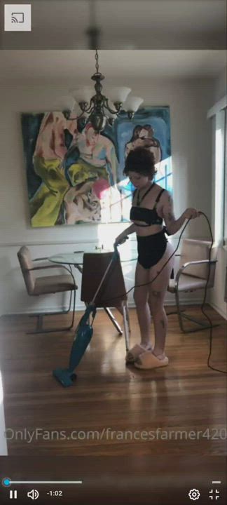 Ass Bending Over Maid Shaking clip