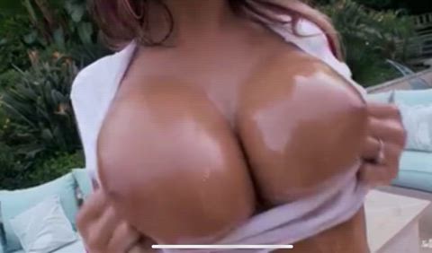 august ames big tits boobs clip