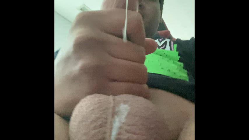 big balls big dick cum cumshot masturbating clip