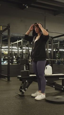 ass gym leggings legs sport clip