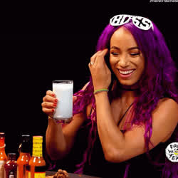 Sasha tastes a full glass of hot cum from her fans. Bitch like it.