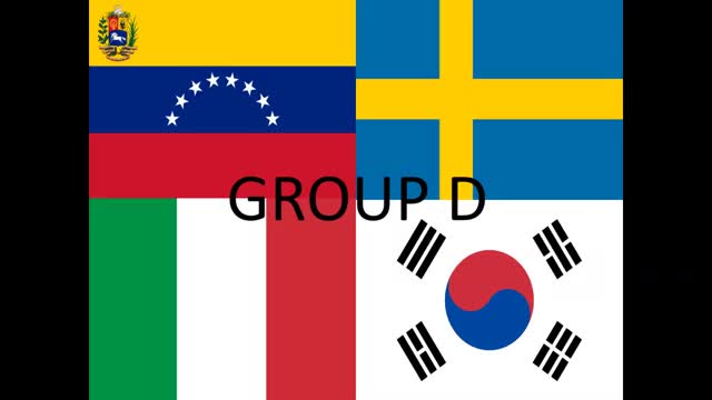 Introducing Group D: Venezuela, Italy, Sweden, South Korea