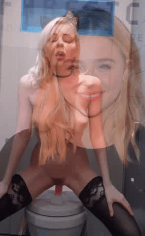 Celebrity Chloe Split Screen Porn clip