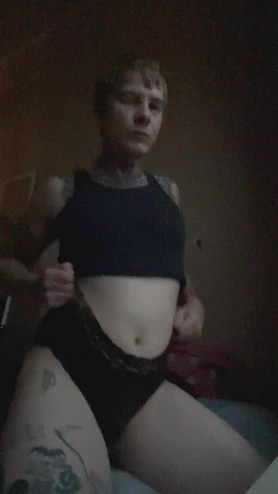 Femboy Goth Sissy clip