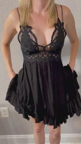 My date night dress was much better after I removed my panties (36f)