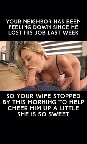 big dick blowjob caption cheating neighbor wife clip