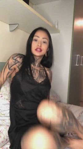 asian ass boobs robe tattoo clip