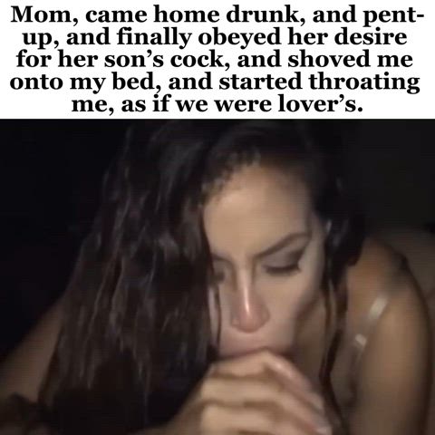 blowjob caption deepthroat femdom handjob jerk off mom pov sucking throated captions