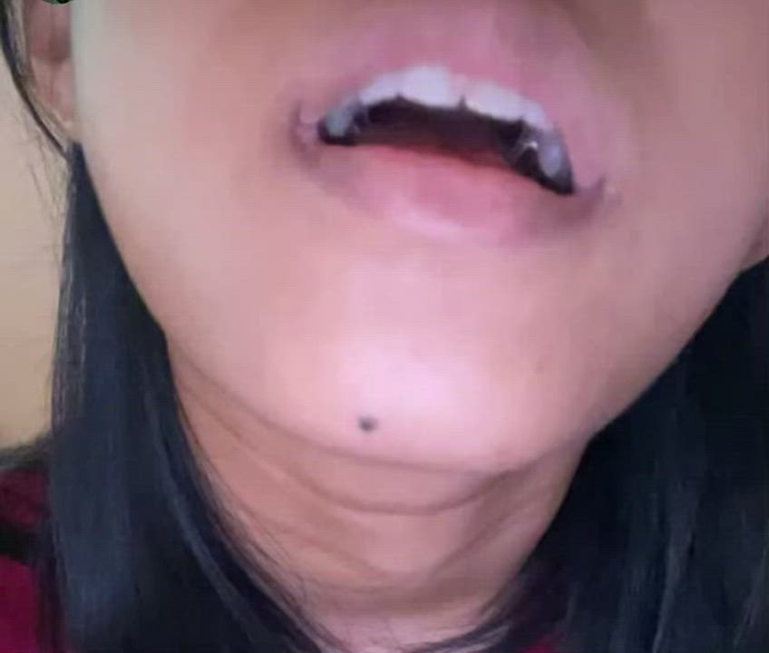 Asian Cum In Mouth Tongue Fetish clip