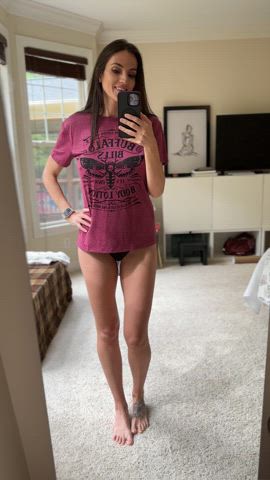 It’s a t-shirt and underwear type of Friday. Wanna hang out? (F40)