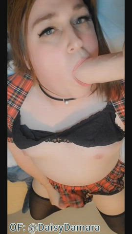 Just a slutty schoolgirl with a dick for you 😘