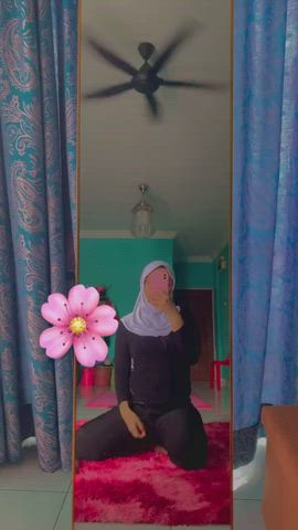 hijab malaysian mirror teasing clip
