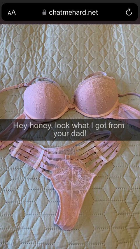 Mom got a new lingerie