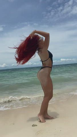 big ass big tits camgirl colombian fitness gym latina redhead webcam clip