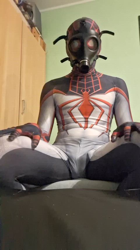 19 years old cock cosplay costume erection gay jerk off mask nsfw zentai masked clip