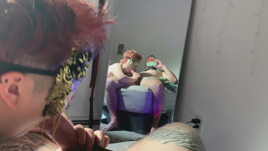 Blowjob Mask Trans Porn GIF by tattoosandrings
