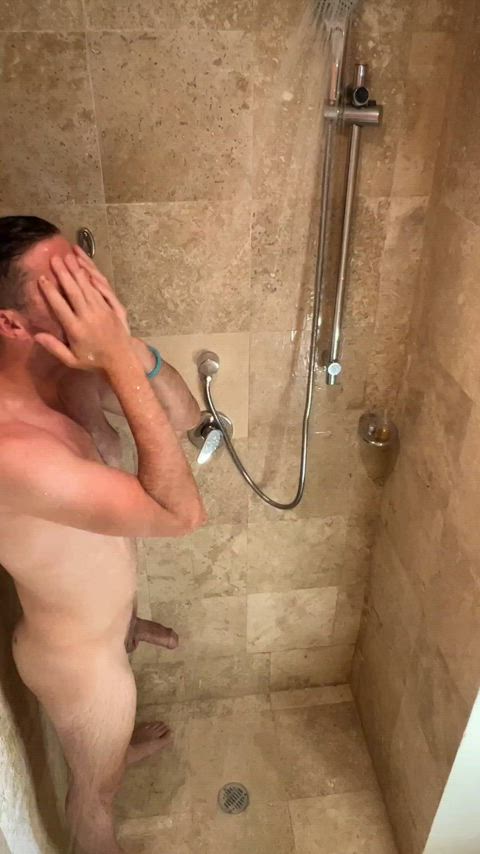 amateur blowjob cock milf pilatesmilf shower clip