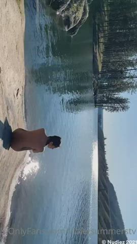 Brunette Doggystyle Outdoor clip