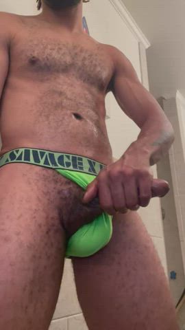 Trying out this jockstrap