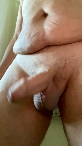 This is what my cock and balls are doing while you’re fucking me from behind