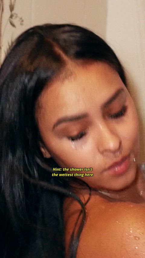 amateur babe brunette cute latina shower solo teen clip