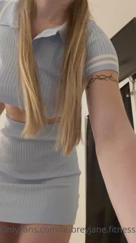 blonde onlyfans tanlines thong underboob clip