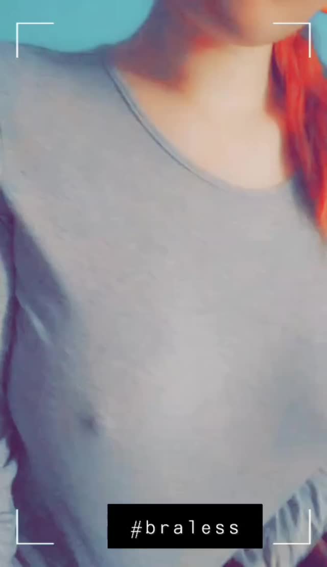 Braless, but doing a good job hiding it ? (NEW snapname in comments)