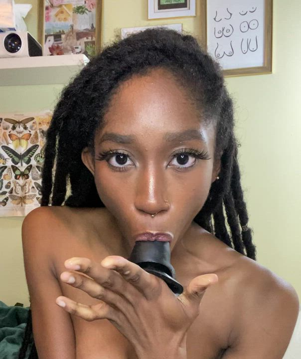 Blowjob Deepthroat Ebony clip