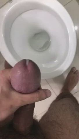 big dick cum cumshot daddy fantasy fetish toilet clip