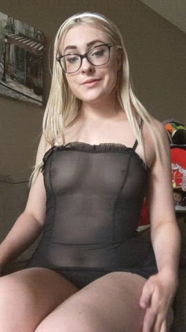 Do you like my sheer dress?