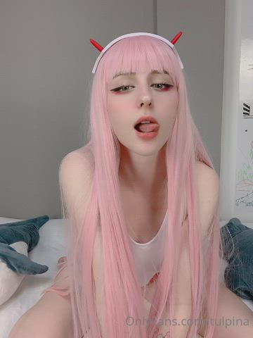 ahegao cosplay strip clip