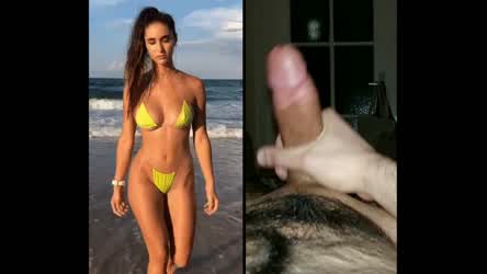 Incredible Natalie Roush...and my fat cock when I look at her.