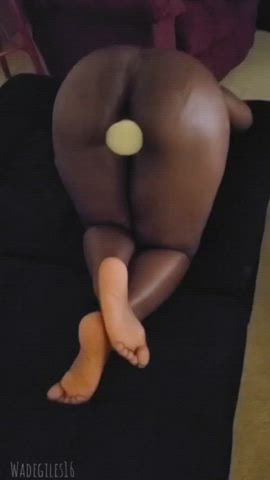 Anal Anal Play Ass Butt Plug Dildo Ebony clip