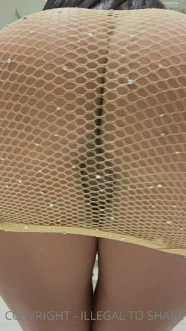 Ass Dancing Fishnet clip