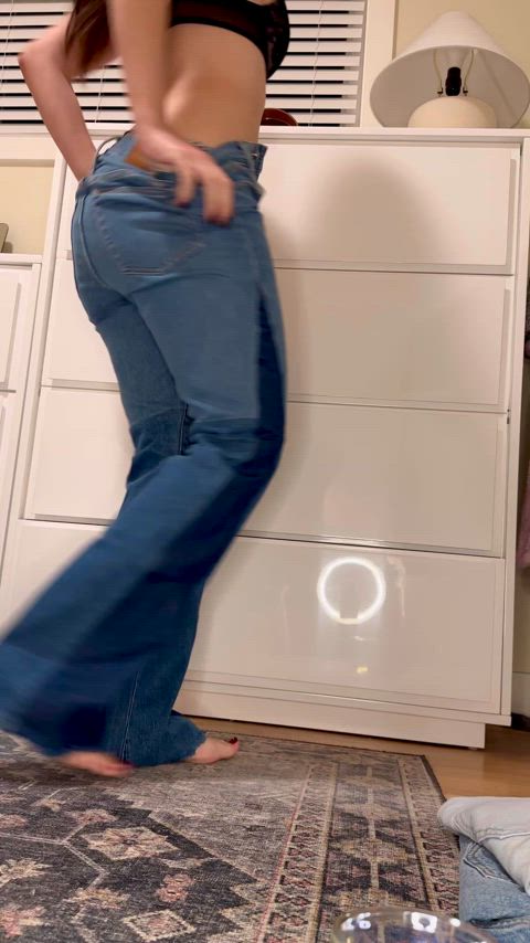amateur ass babe jeans milf panties solo amateur-girls clip