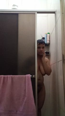 big ass big tits exhibitionism ftm latina shower solo trans man wet trans-girls clip