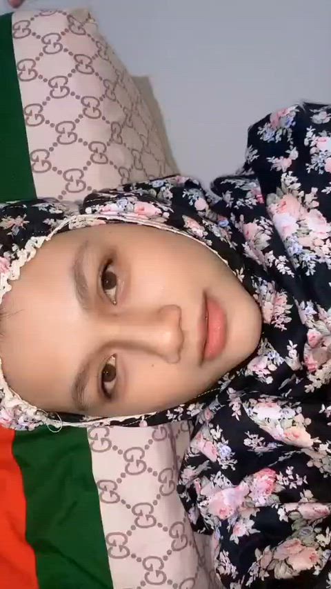 asian hijab indonesian malaysian muslim tiktok tongue fetish clip