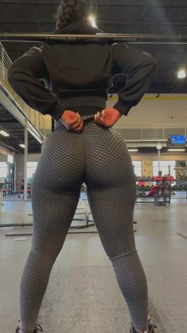 Bubble Butt Ebony Fitness clip