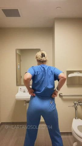 big ass bubble butt jiggling nurse pawg shaking thick undressing clip
