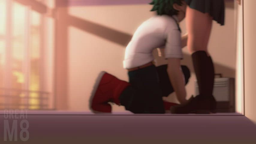 Animation Cunnilingus Hentai Public Pussy Eating Pussy Licking SFM Schoolgirl Skirt