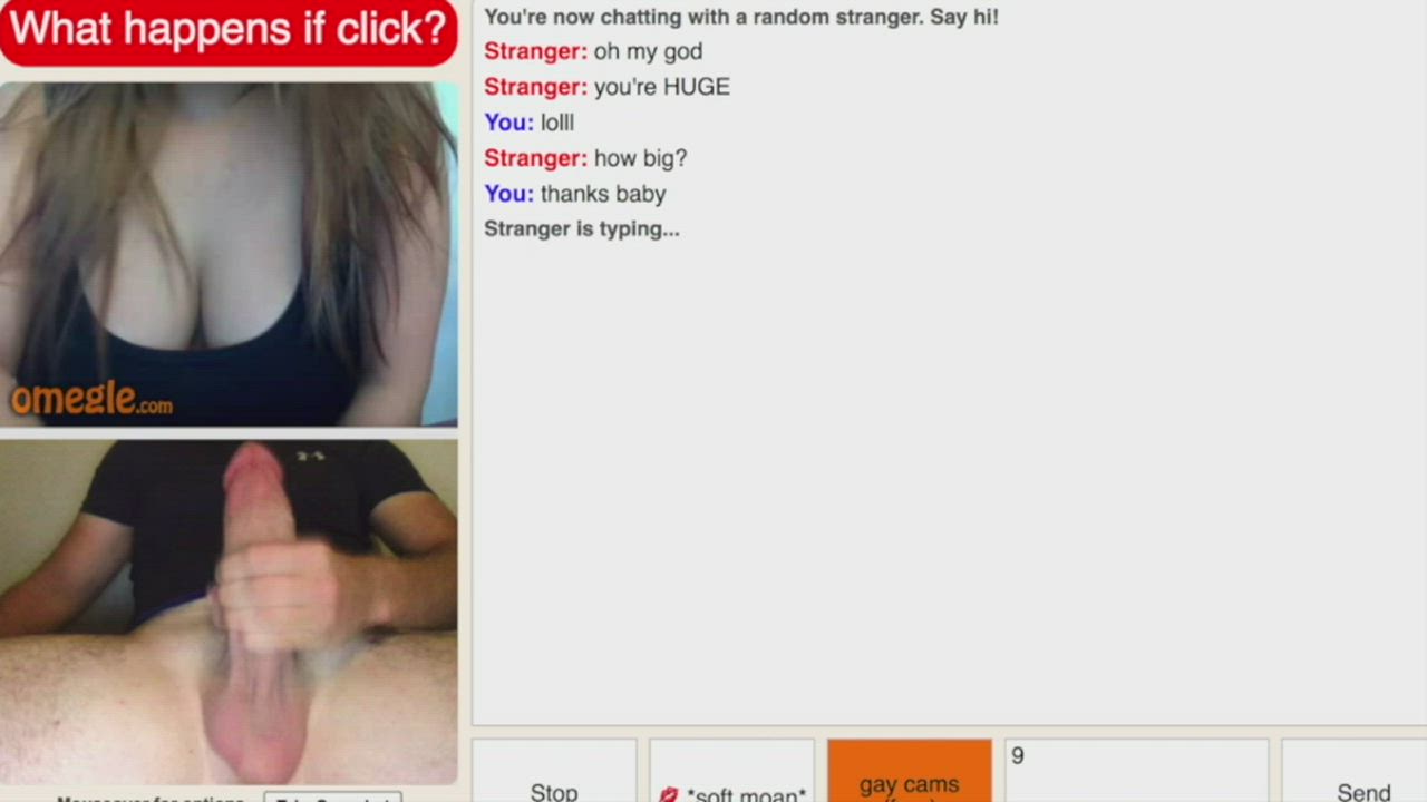 Omegle girl with amazing smile and tits