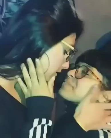 hotwife kiss kissing lesbian lesbians teen teens r/lesbiandrip clip