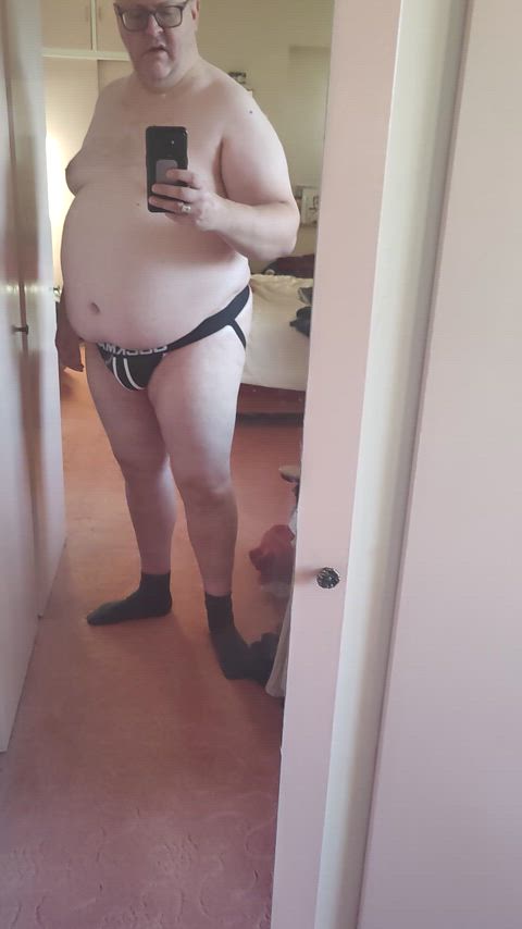 big ass chubby jock clip