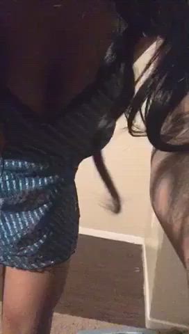 ebony extra small petite twerking clip