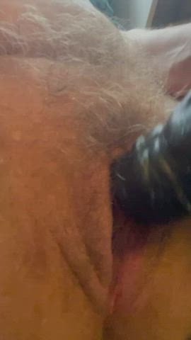 dildo fantasy hairy pussy clip