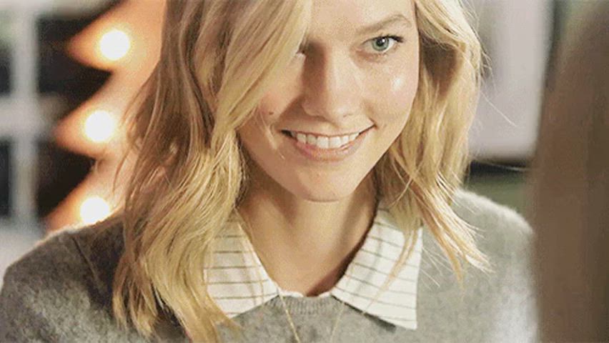 karlie kloss model reaction clip