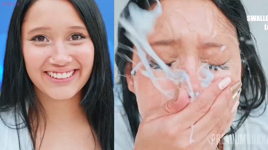 bukkake cum compilation cum in mouth cum swallow facial gokkun teen cumslut r/cumswallowing