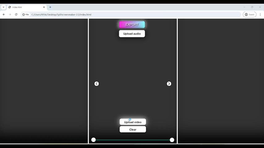 I made an app thats lets you make splitscreen videos easily, Heres a demo