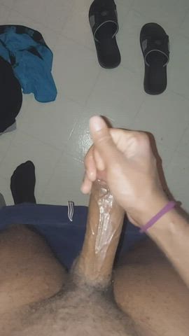 couldn't resist stroking this wet BBC