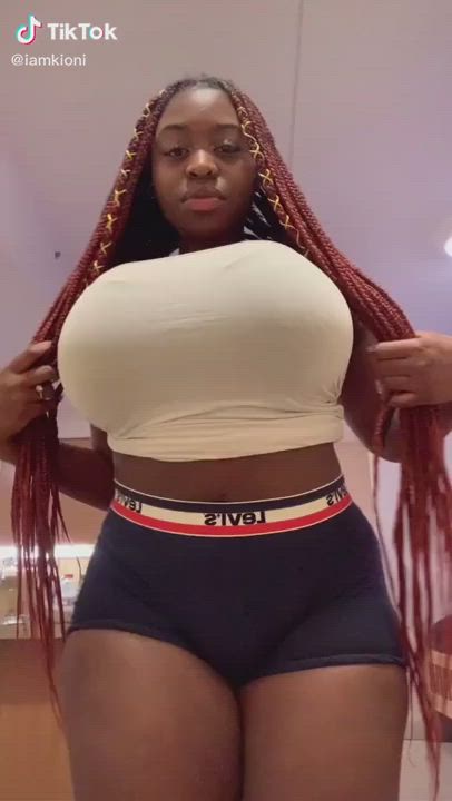 Big Tits Ebony Teen clip
